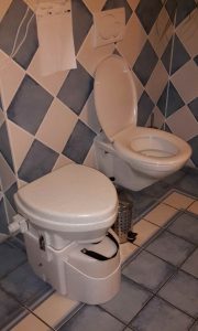 Trenntoilette in der Testphase
