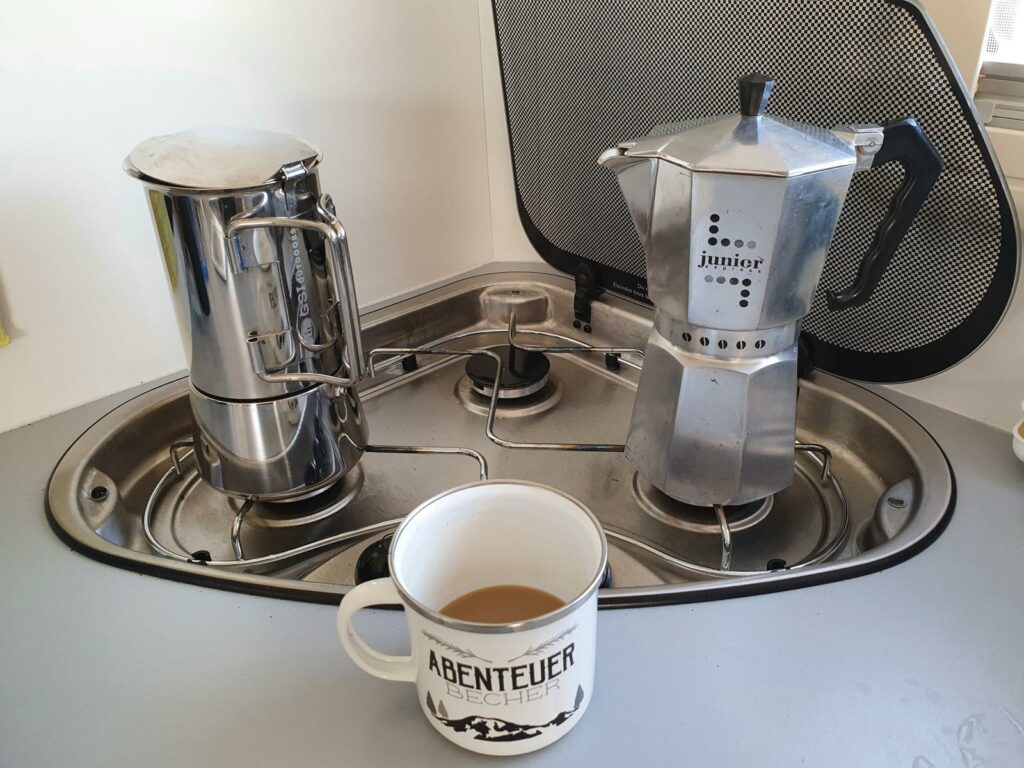 Kaffee im Wohnmobil